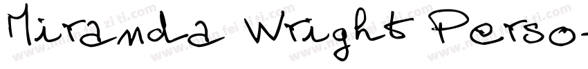 Miranda Wright Perso字体转换